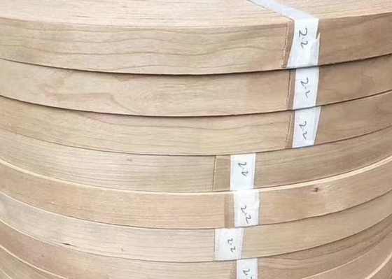 kopen Gematigde glans Cherry Veneer Edge Banding 8mm-300mm X Lengte 200m online manufacture