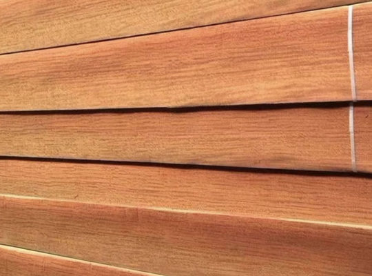 Corrosie voorkomende Birmese peer Natuurlijke houten fineer voor gezondheidsbewuste toepassingen