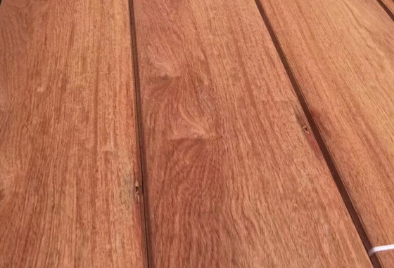 Brandbestendige Birmese peer Natuurlijke houten fineer voor binnenversiering van schepen