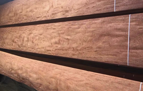 Krachtige dwars treksterkte Birmese peer Natuurlijke houten fineer voor duurzaamheid