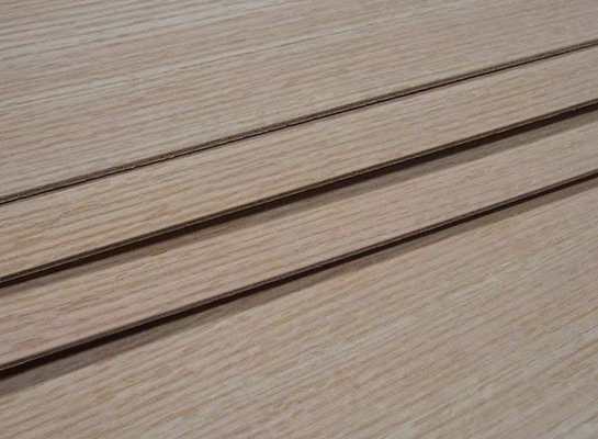 Rechte graan rood eiken hout fineerplaten decoratief paneel