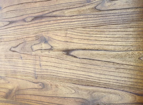 Elm Interieur Decoratie Muurpaneel Bergkorrel / Rechte Korrel / Solid Wood Splicing