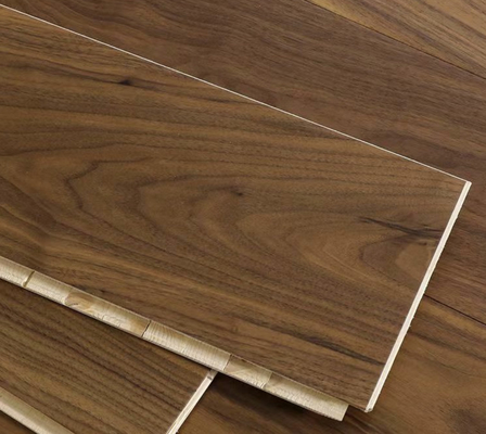 OEM Zwarte Walnoot Composite vloer Interieur decoratie materiaal